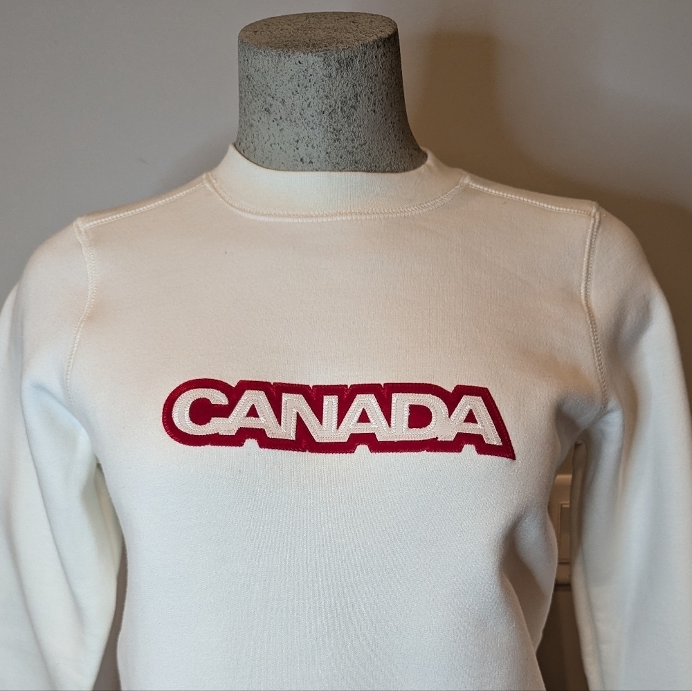 Canada Olympic Team Cotton sweat shirt, XS/S women 14 youth HBC - Picture 4 of 14